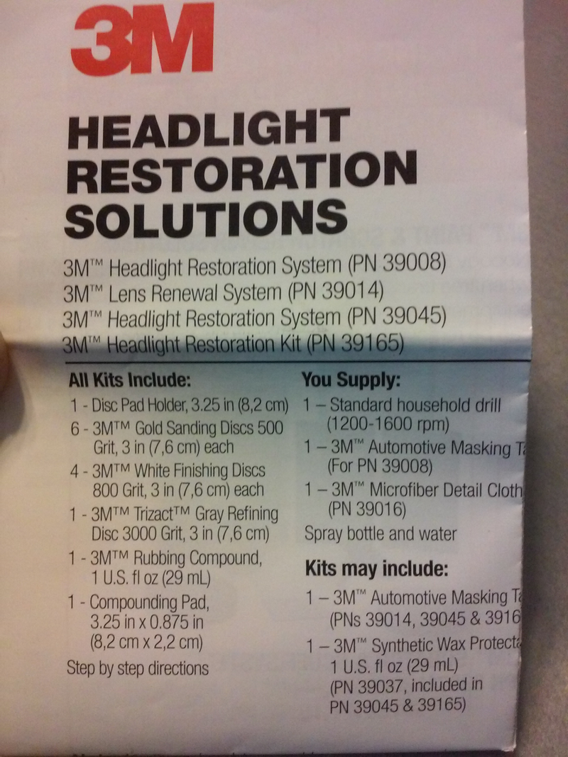 Illustration for article titled 3M Headlight Restoration Review